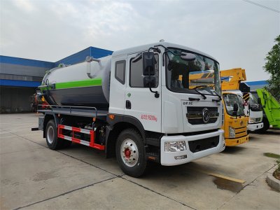抽吸運(yùn)輸污水淤泥、糞便、沼液罐式車(chē)，國(guó)六排放吸污車(chē)抽吸快、適用面廣